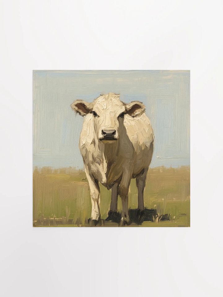 Farmhouse Sky: Cow Art Print product image (1)