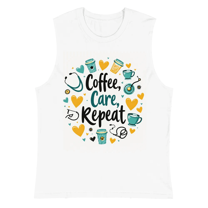 Care & Caffeine Muscle Tank product image (2)