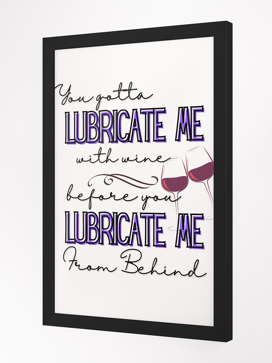 Lubrication Lamb Motto Framed Painting product image (2)