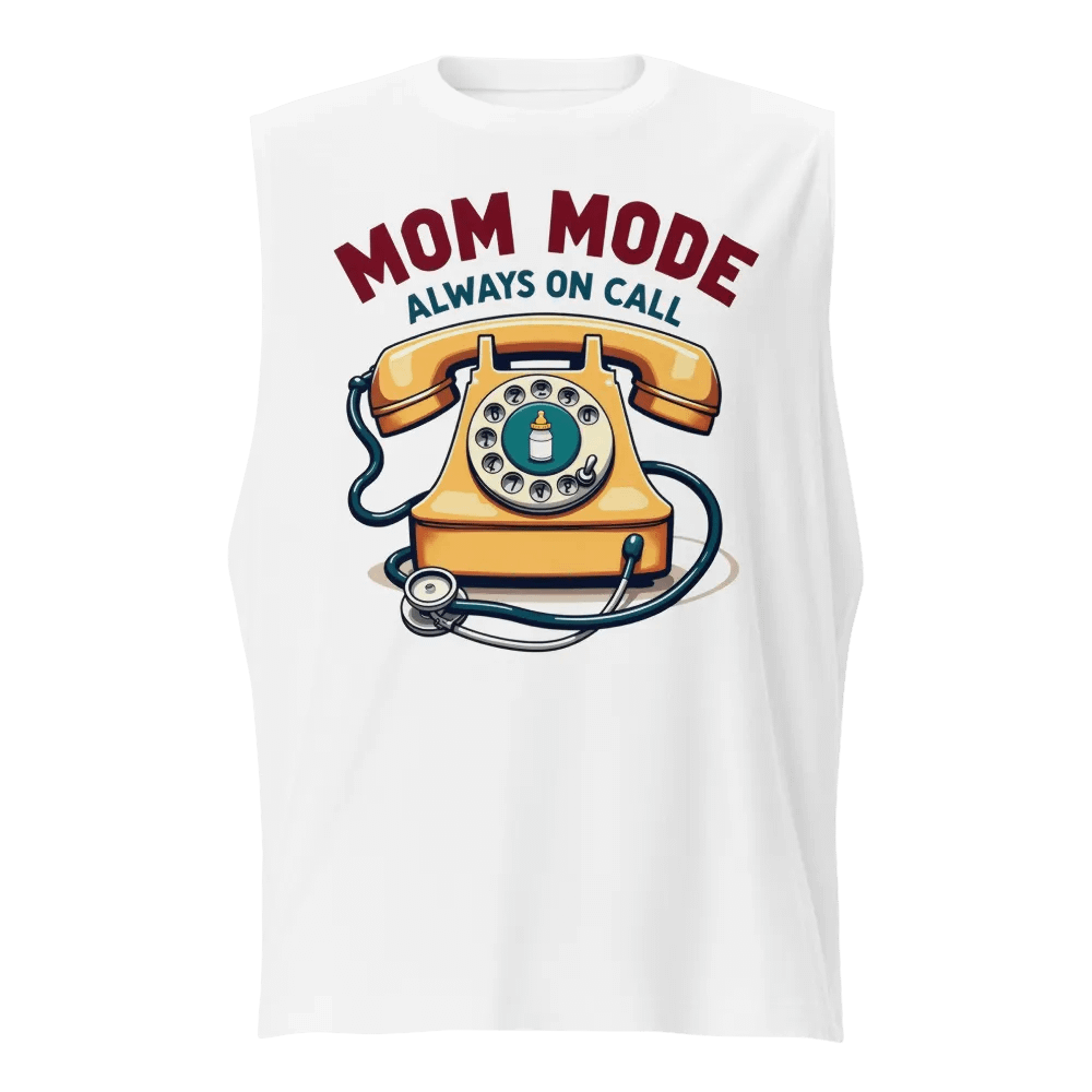 MOM MODE Vintage Rotary Telephone Muscle Tank product image (5)
