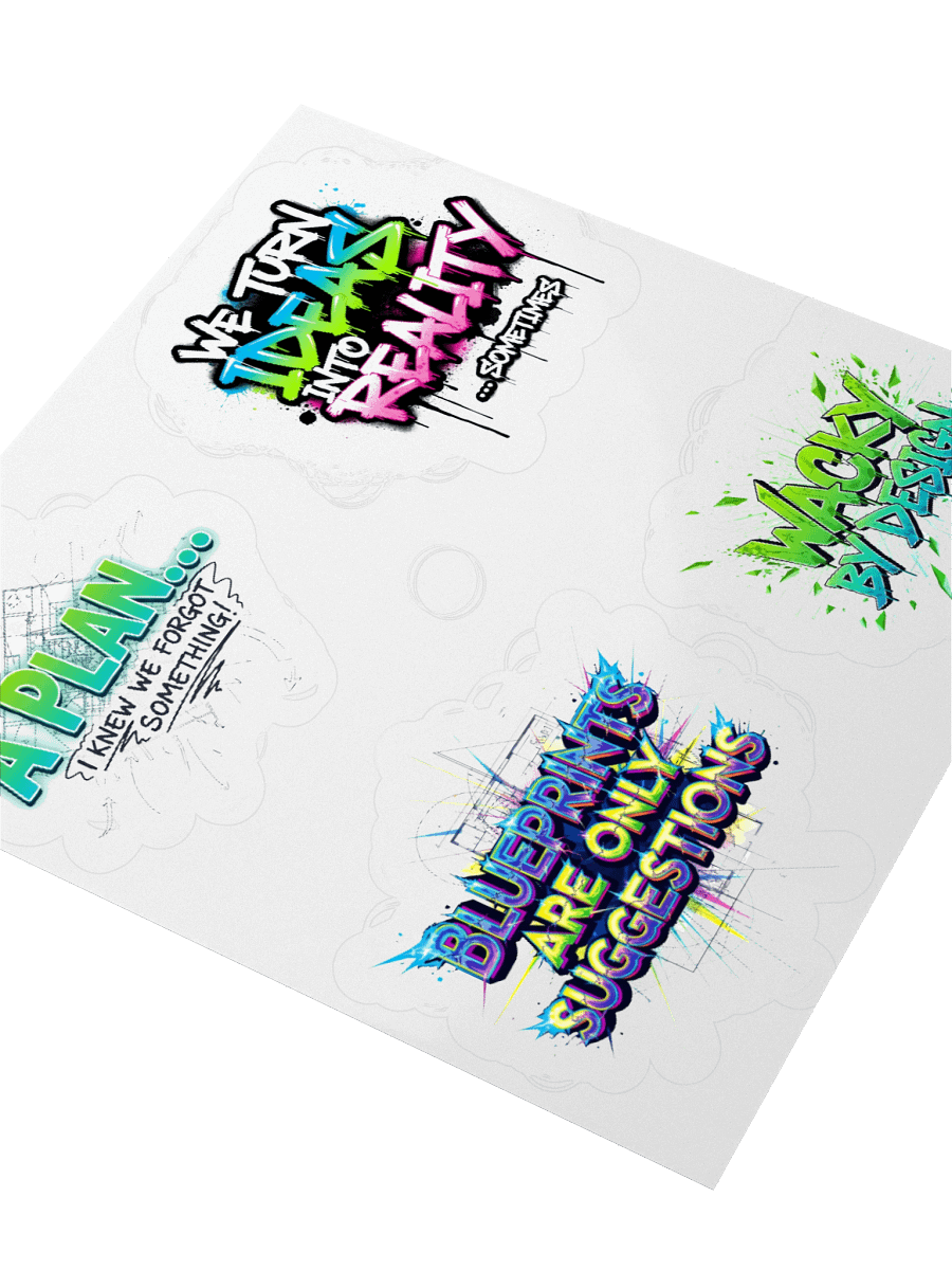 Wacky Wisdom Sticker Set product image (8)