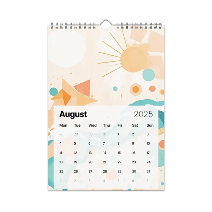 ART ABSTRACT WALL CALENDAR 2025 product image (2)