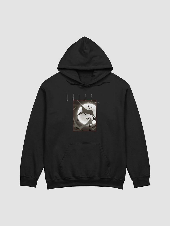 BATZZ in the belfry black hoodie product image (1)