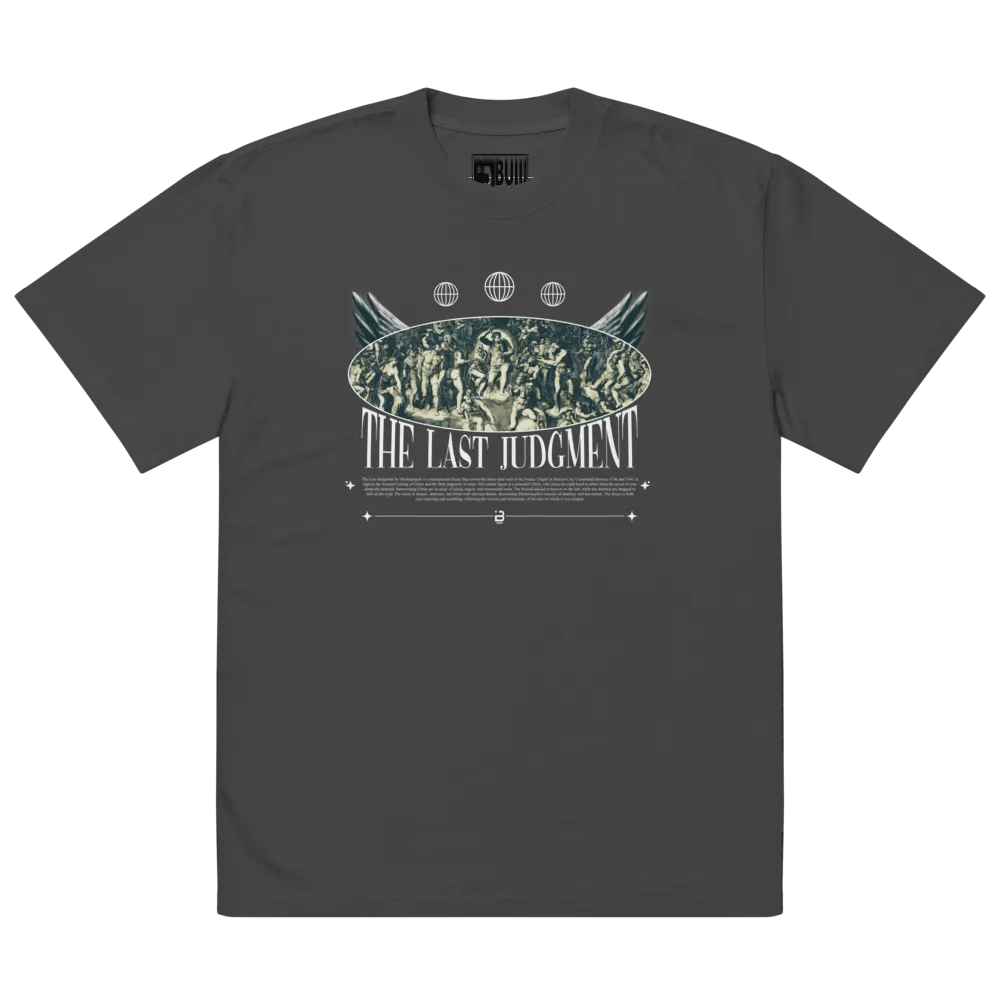 Judgment Day - BUIII Remix Premium Oversized Faded T-Shirt - Black product image (3)