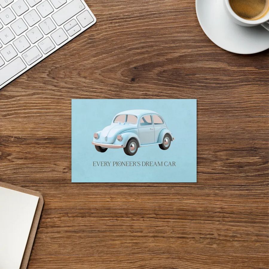 Every Pioneer's Dream Car Greeting Card product image (8)