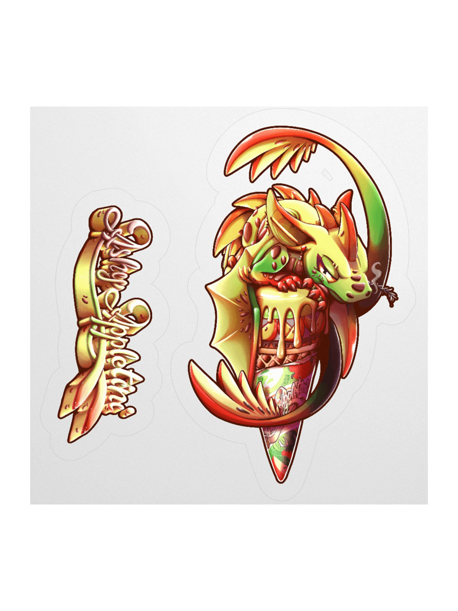Dragon Ice Cream - Ashy Appletini - sticker product image (2)
