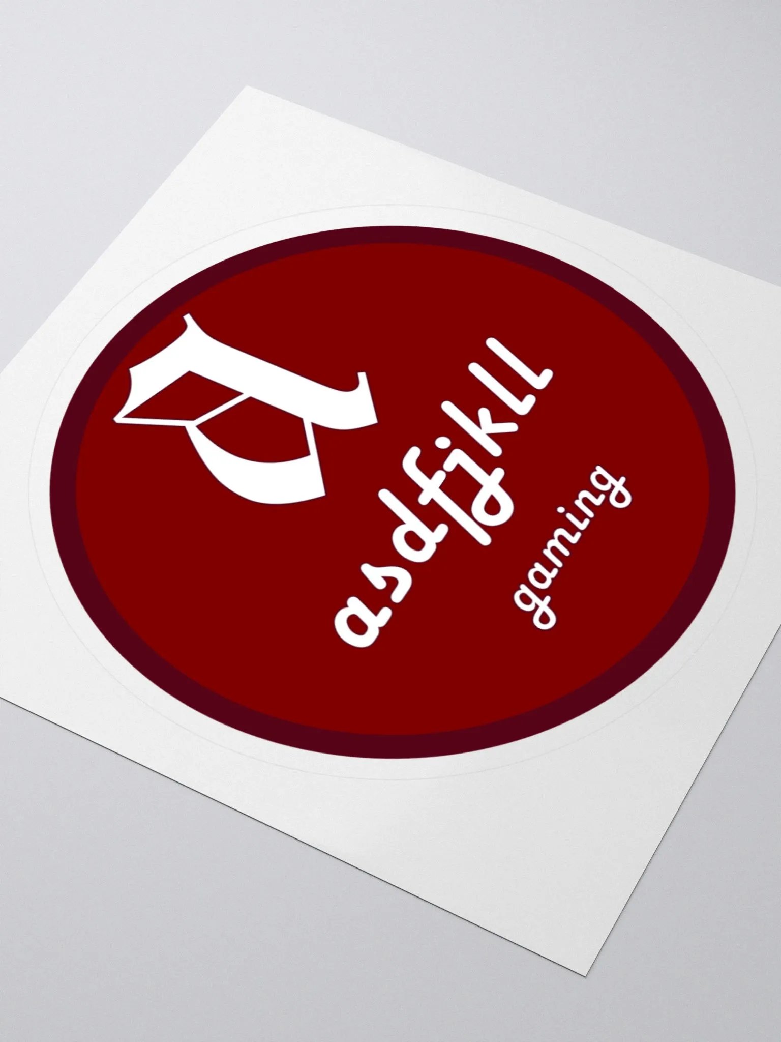 asdfjkll Gaming Logo Stickers product image (3)