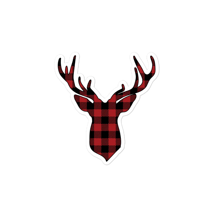 Red Plaid Moose Head product image (2)