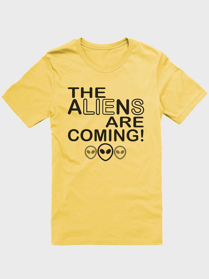 The Aliens Are Coming! - Black - Bella+Canvas Supersoft T-Shirt product image (2)