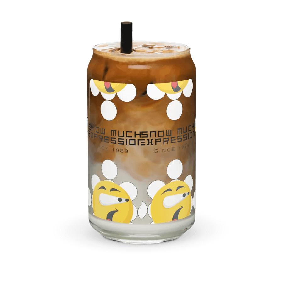 Snow Much Expression Can-Shaped Glass product image (11)