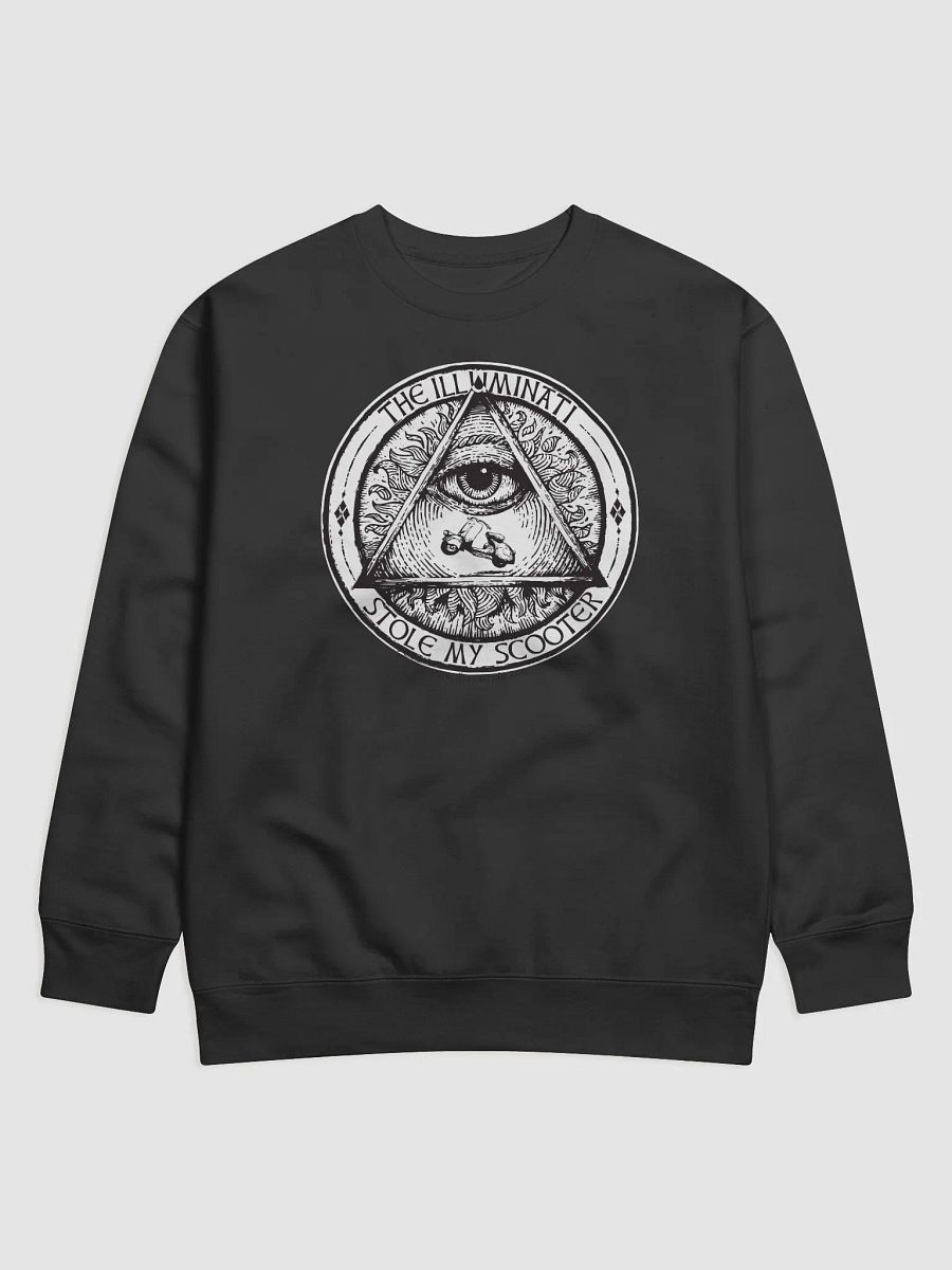 Illuminati Stole My Scooter Sweatshirt product image (1)