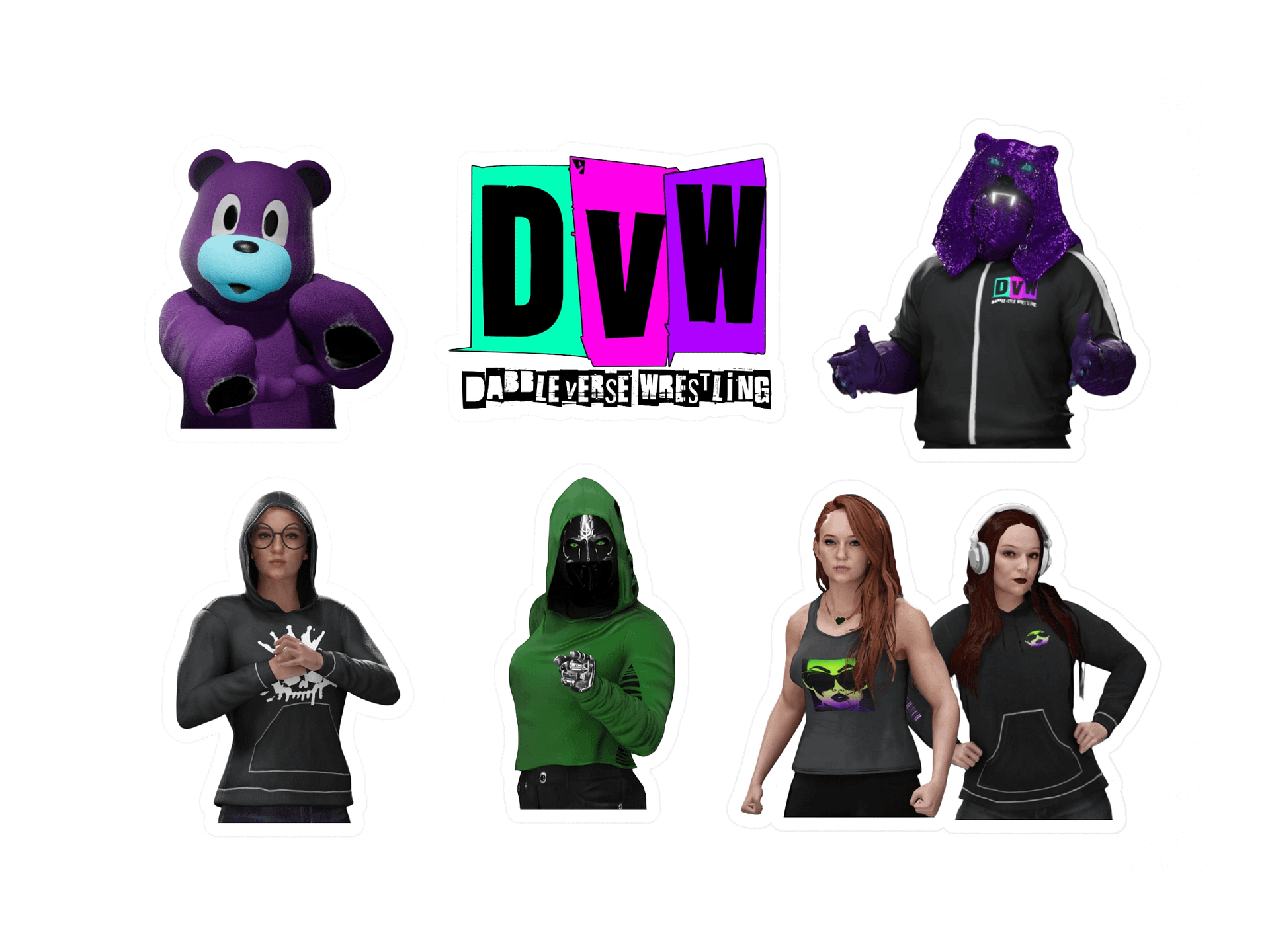 DVW Sticker Sheet product image (1)