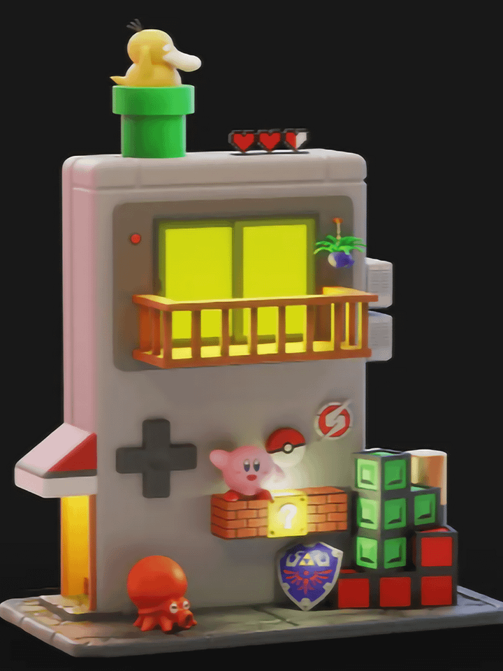 3D Printed Nintendo Gameboy Diorama product image (1)