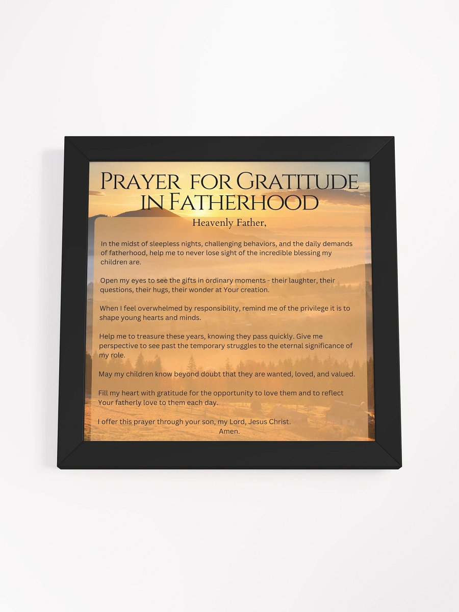Prayer for Gratitude in Fatherhood - Square product image (54)
