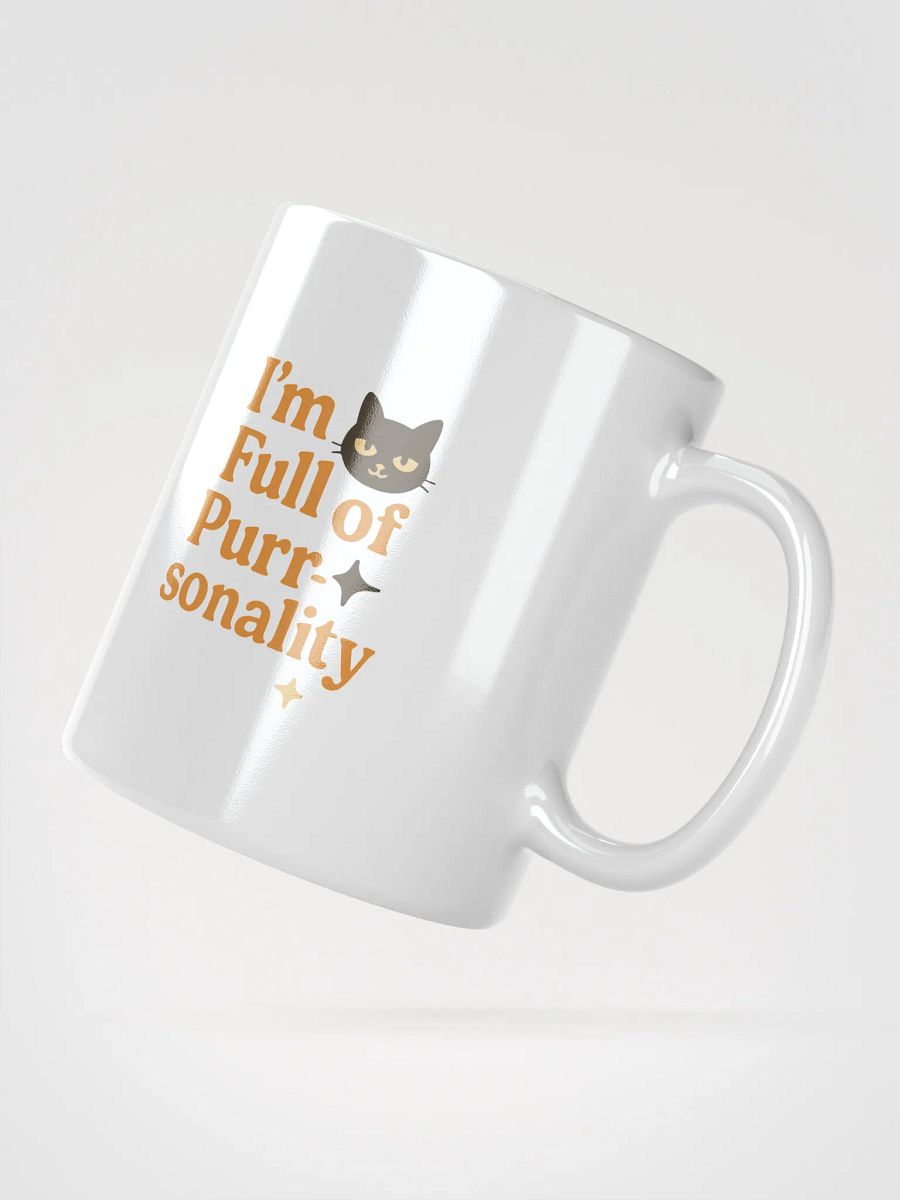 I’m Full of Purr-sonality White Glossy Mug product image (4)