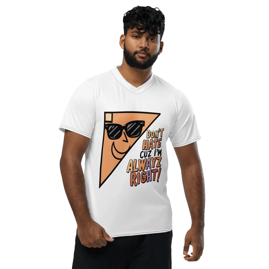 Alwayz Right All-Over Print Recycled Sports Jersey product image (1)