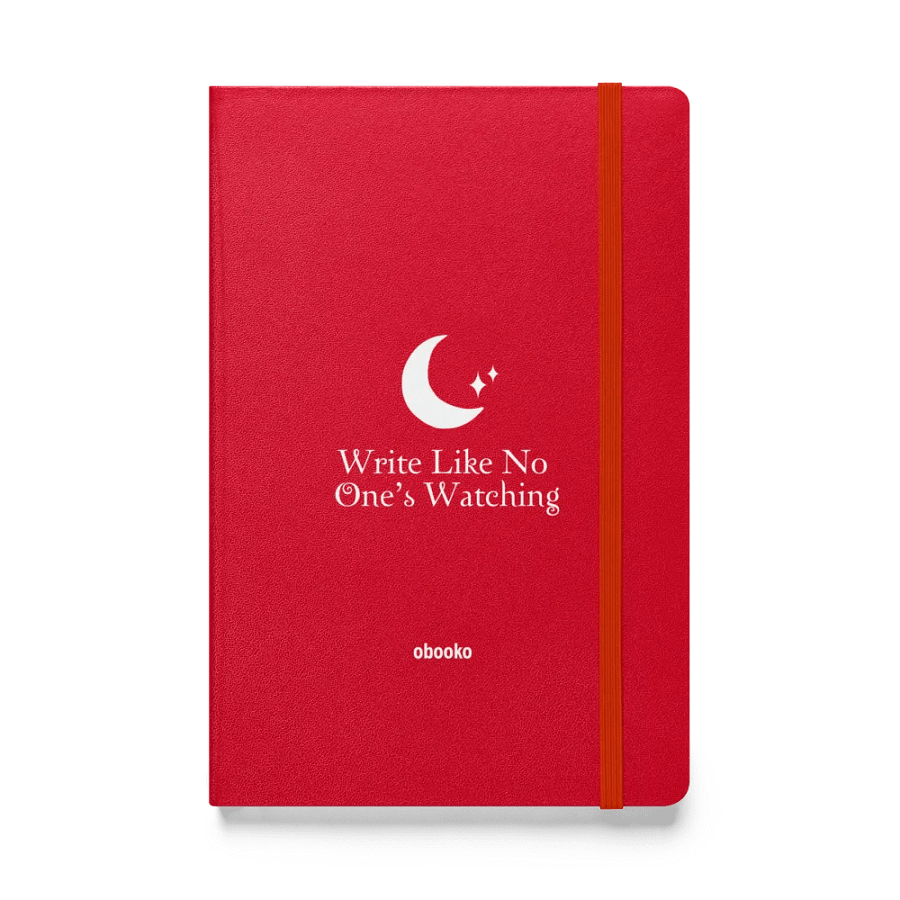 Twilight Moon Notebook Red product image (1)