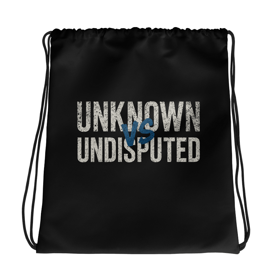 Unknown vs Undisputed Drawstring Bag product image (1)