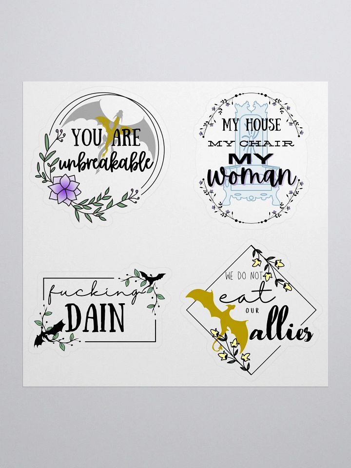 Iron Flame Sticker Bundle product image (1)