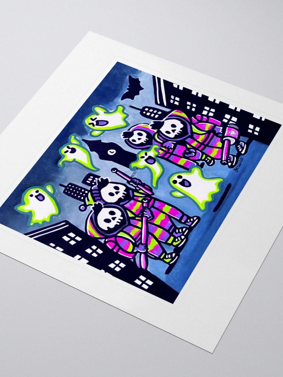 Ghostly Pursuit Sticker product image (3)