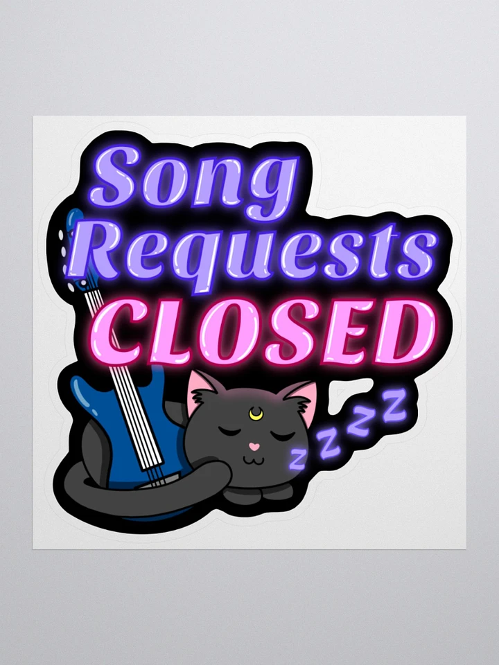Song Requests Closed Sticker product image (1)