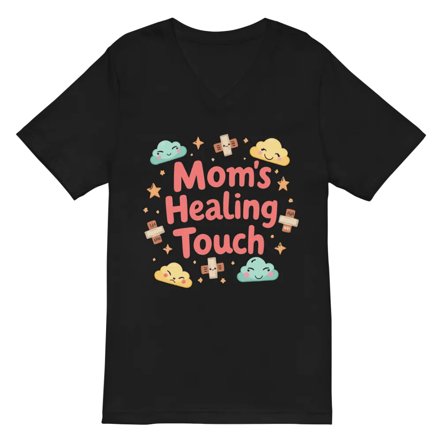Mom's Healing Touch V-Neck Tee product image (3)