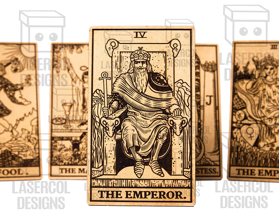 Tarot Cards (Set 1) - Laser Cut Files product image (6)