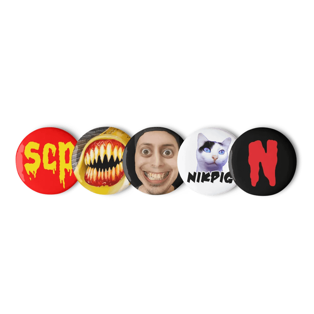 NIKPIG Set of Pin Buttons product image (3)