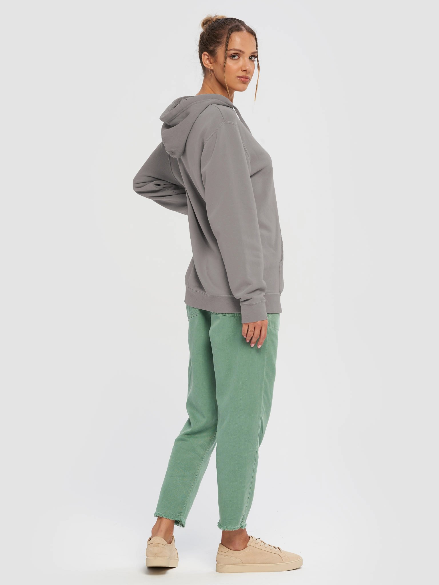 Horse Heartbeat Independent Trading Co. Pigment Dyed Hoodie product image (24)