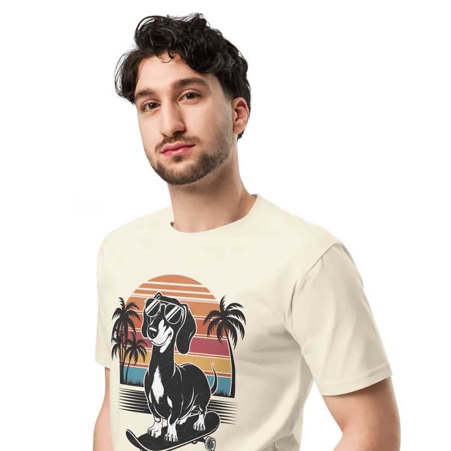 Doxie on a Skateboard T-Shirt product image (34)
