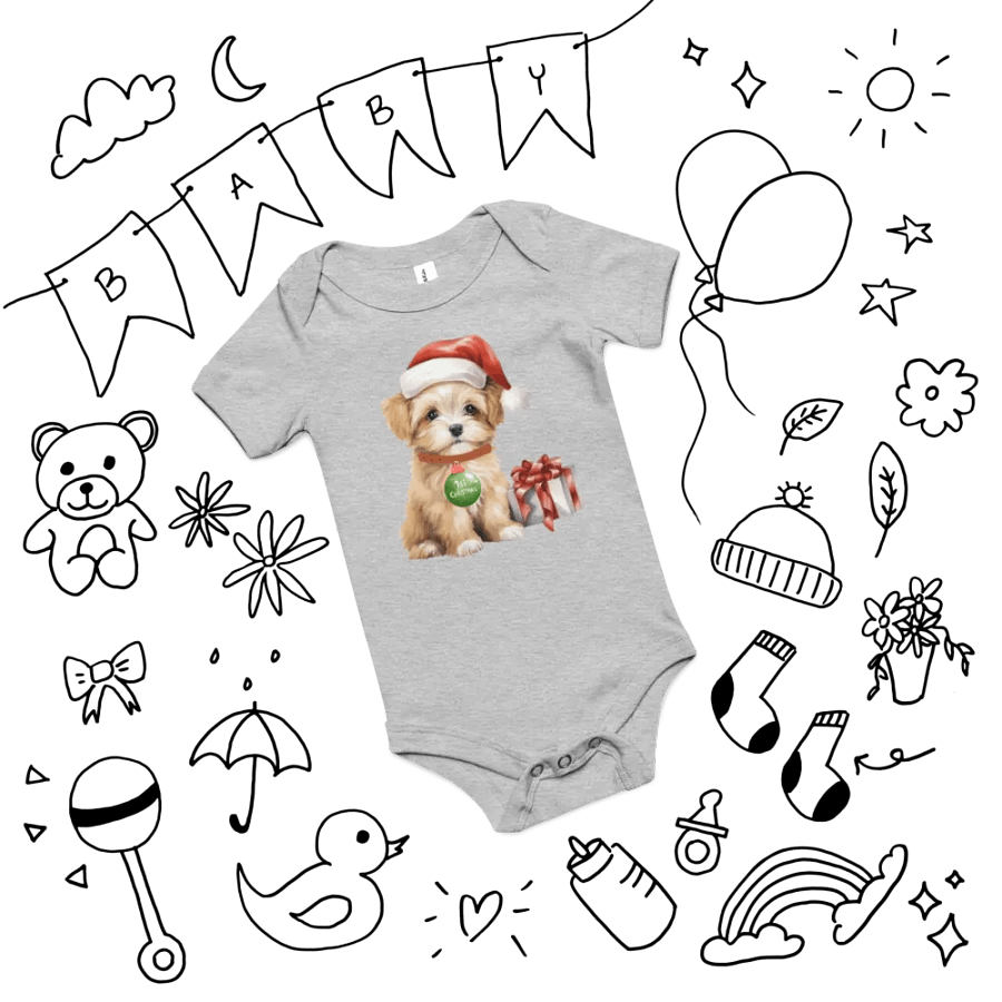 Santa Paws 1st Christmas Onesie product image (51)