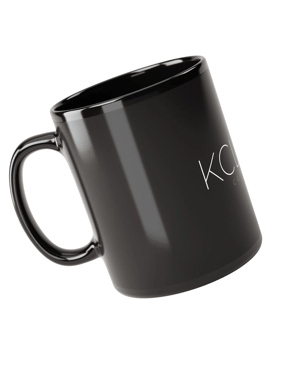 Glossy black color mug - KCLINA product image (4)