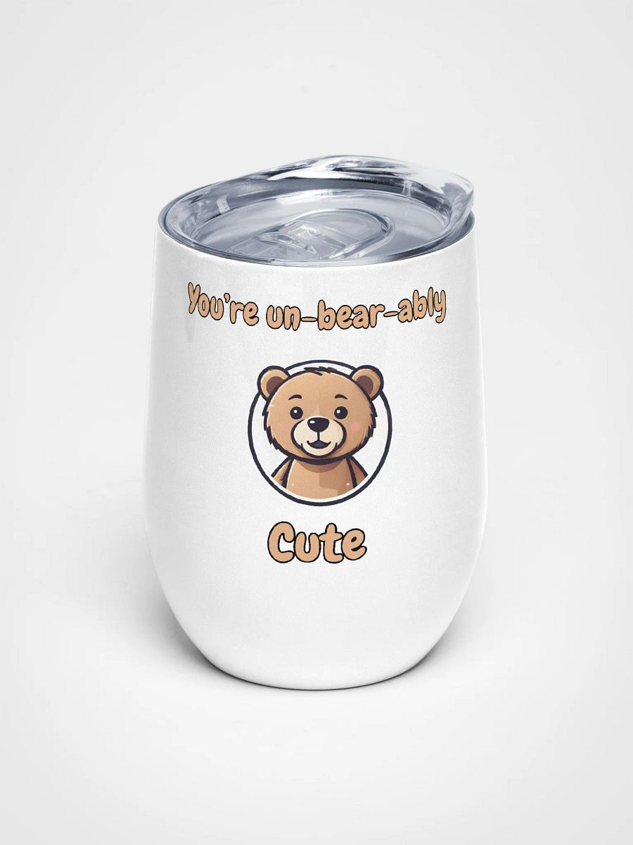 Un-Bear-Ably Cute Wine Tumbler product image (1)