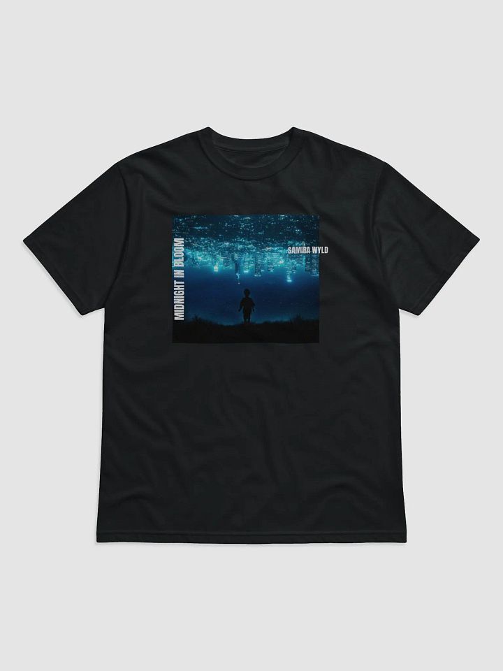 MIDNIGHT IN BLOOM (UNISEX) Organic cotton (Black) product image (2)