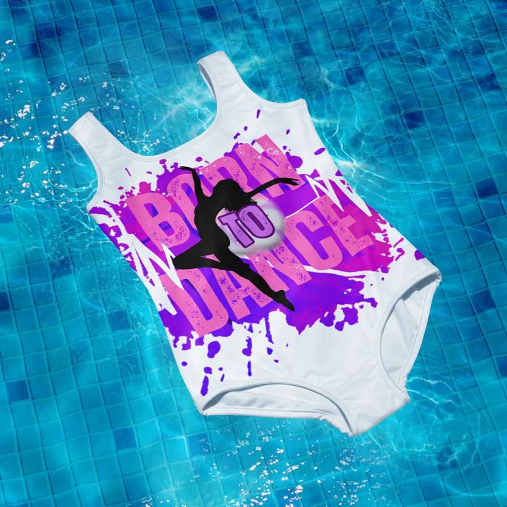 Born to Dance Her Silhouette Rhythmic Reverie Youth Swimsuit product image (1)