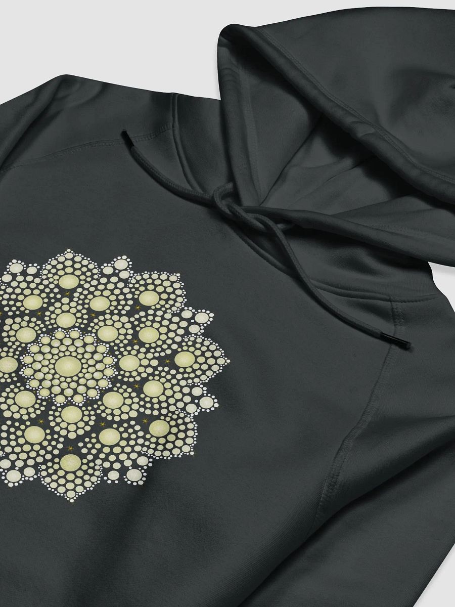 Yellow Dot Mandala Unisex Eco Hoodie product image (3)