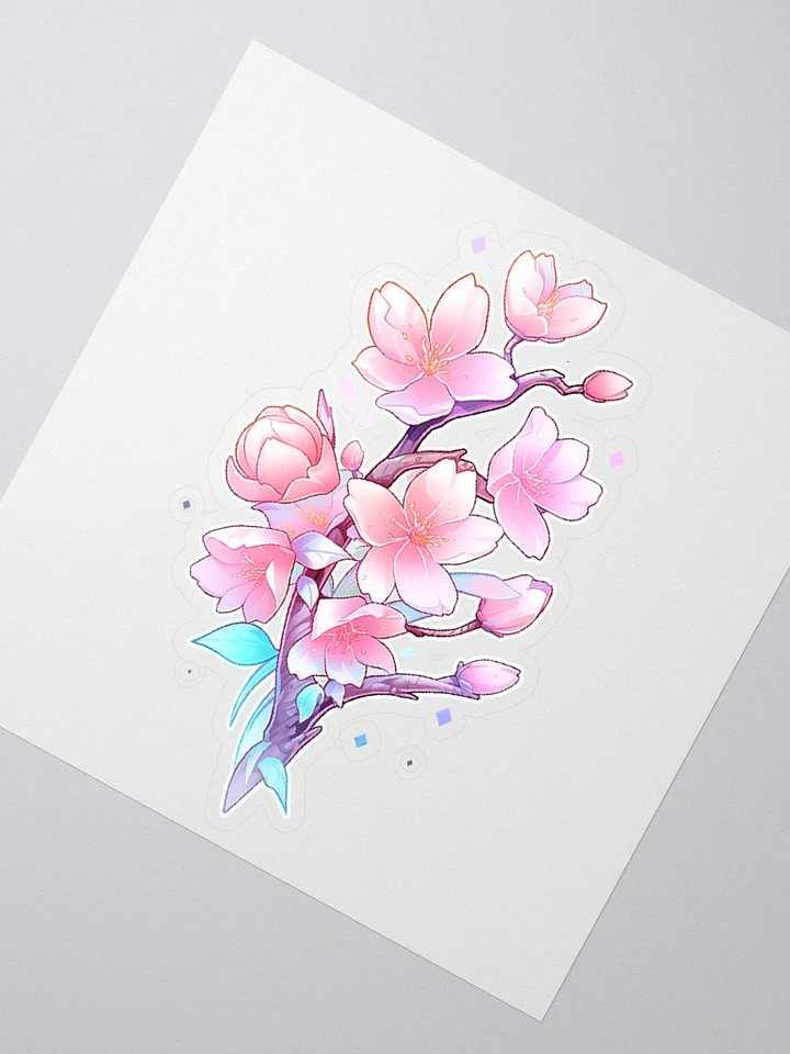 Enchanting Cherry Blossom Branch Sticker product image (4)