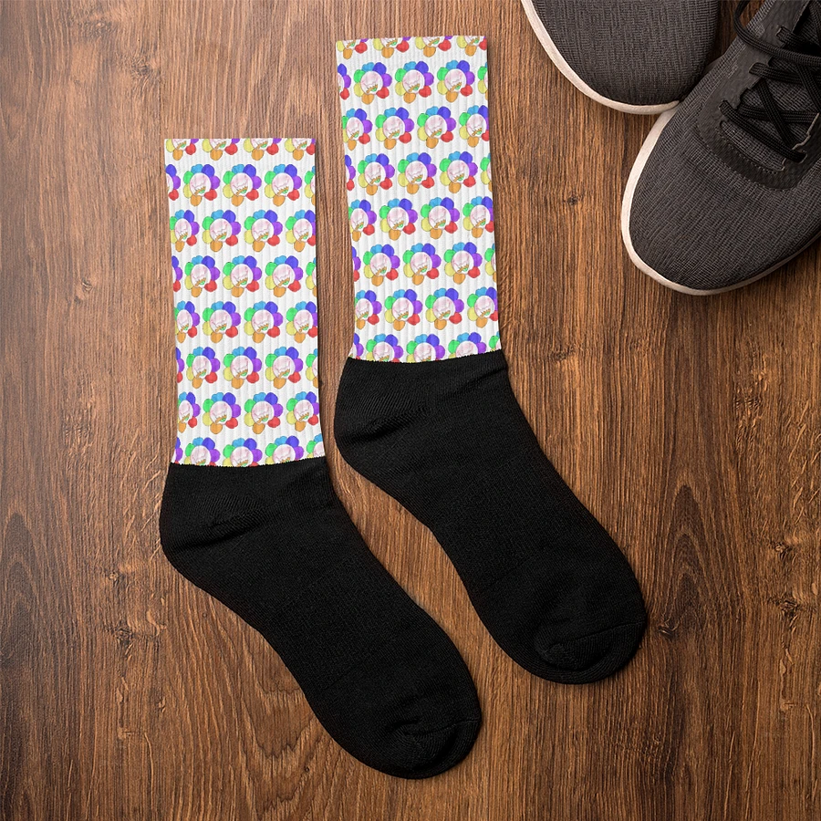 White Flower Socks product image (5)