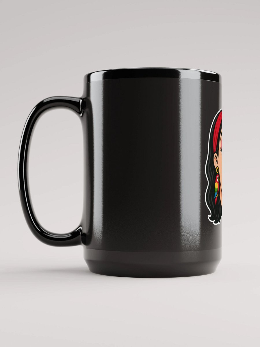 3 cups of water mug (black) product image (6)