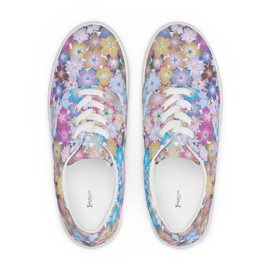 Kawaii Starry Blossom Symphony Lace-up Canvas Shoes product image (5)