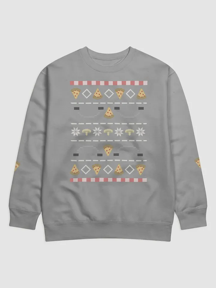 Ugly Holiday Pizza Long Sleeve T-Shirt product image (2)