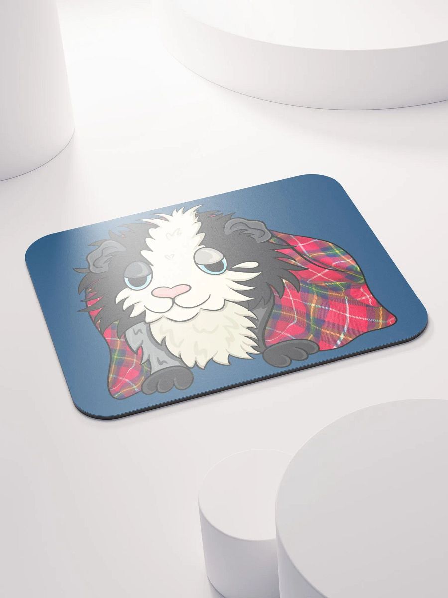 Mouse Pad Guinea Pig with Tartan Blanket product image (4)