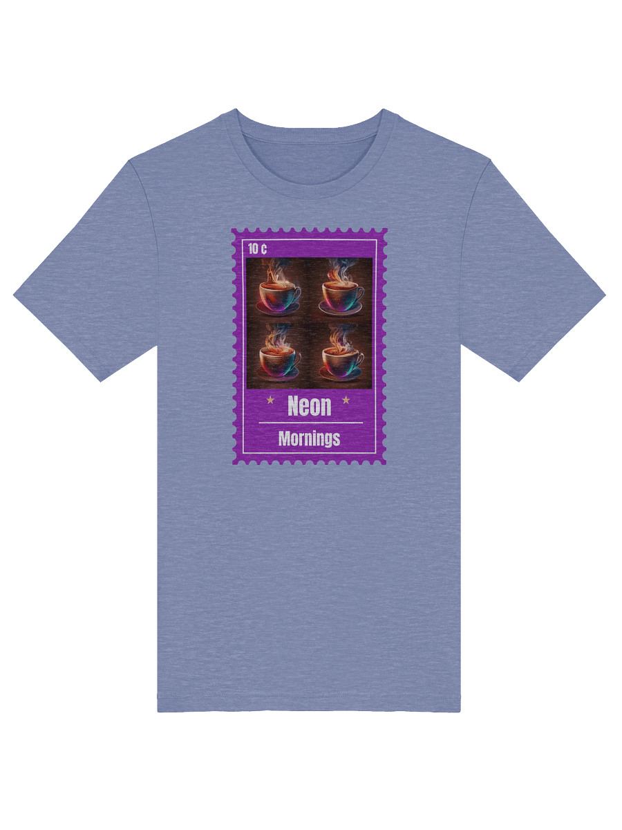 Neon Mornings Coffee Stamp T-Shirt product image (5)