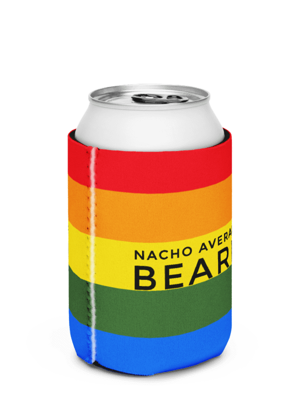 Coozie Can Cooler (Design: Nacho Average Beard) product image (3)