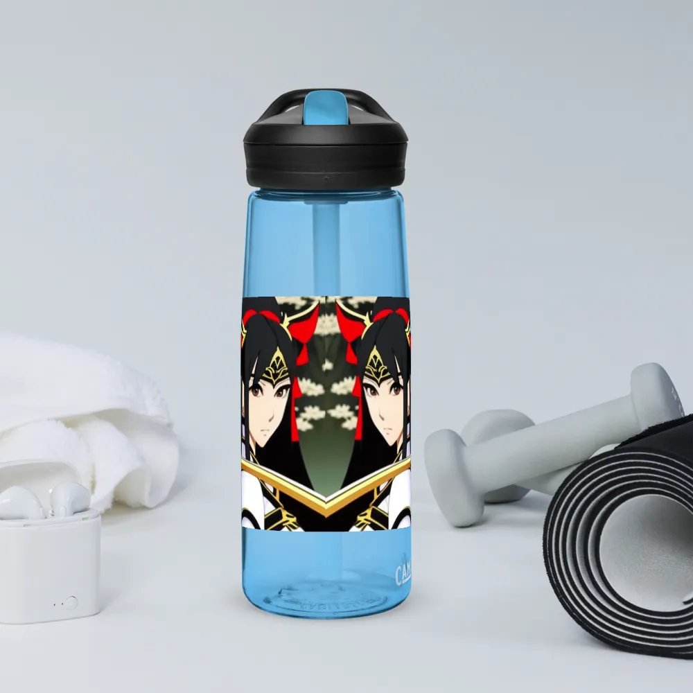 "Spring" Symmetrical Warrior Anime Water Bottle product image (11)