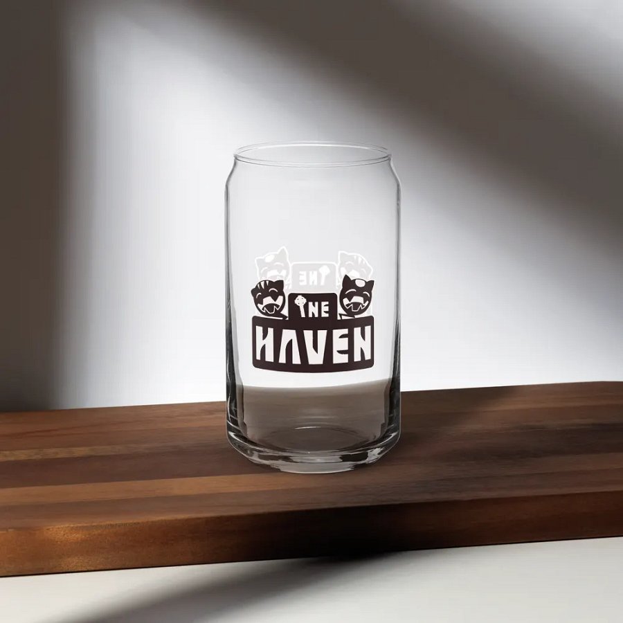 The Haven Logo Glass Can Shaped Cup product image (6)