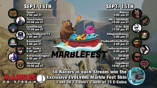 📣🤘🏽Honored to be part of Marblefest again this weekend! My segment will be from 2-4pm EST tomorrow(Saturday). 

Bunch of lege...