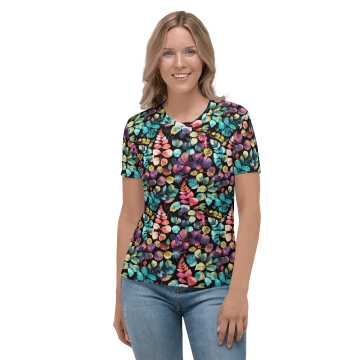 Fern Leaf Pattern All Over Print T-shirt product image (2)