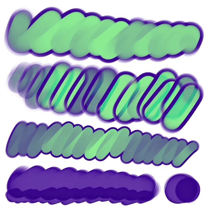 Strange Blend Brushes for Procreate product image (2)