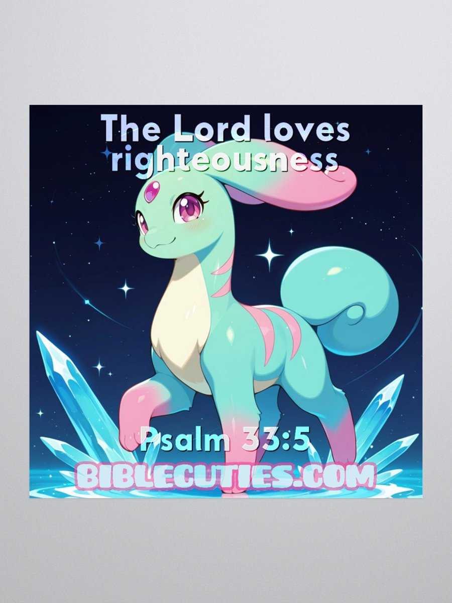 Bible Cuties Ruth - The Lord loves righteousness Sticker product image (1)